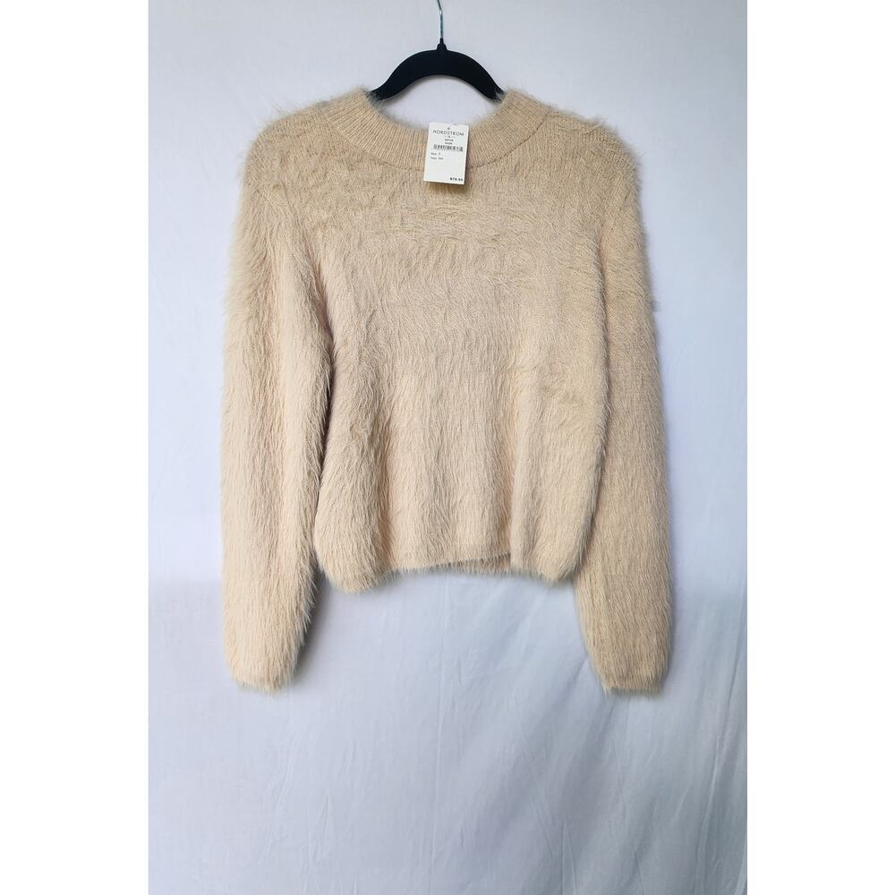 Lou and Gray Cream Eyelash Knit Sweater - NWT - Size Small